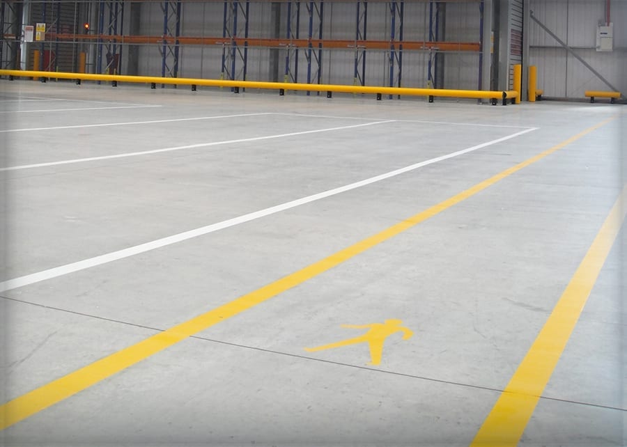 Warehouse Floor Striping